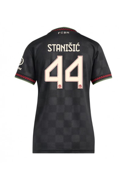 Bayern Munich Josip Stanisic #44 Jalkapallovaatteet Naisten Kolmaspaita 2025-26 Lyhythihainen Bayern Munich Josip Stanisic #44 Jalkapallovaatteet Naisten Kolmaspaita 2025-26 Lyhythihainen